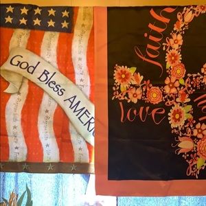 Never used two outside flags very nice